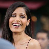 Freida Pinto seen at The Grove  for news programme 'Extra' | Picture 121323